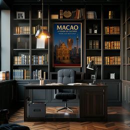 Macao A Fusion of Cultures Poster