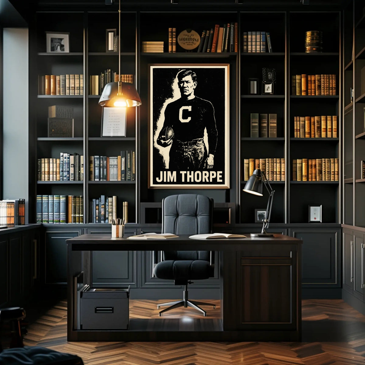 Jim Thorpe Iconic Athlete Poster