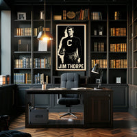 Jim Thorpe Iconic Athlete Poster