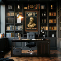 Rutherford B. Hayes Vintage Presidential Historical Poster PosterGoat
