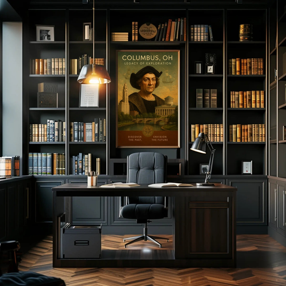 Columbus, Oh Legacy Of Exploration Poster