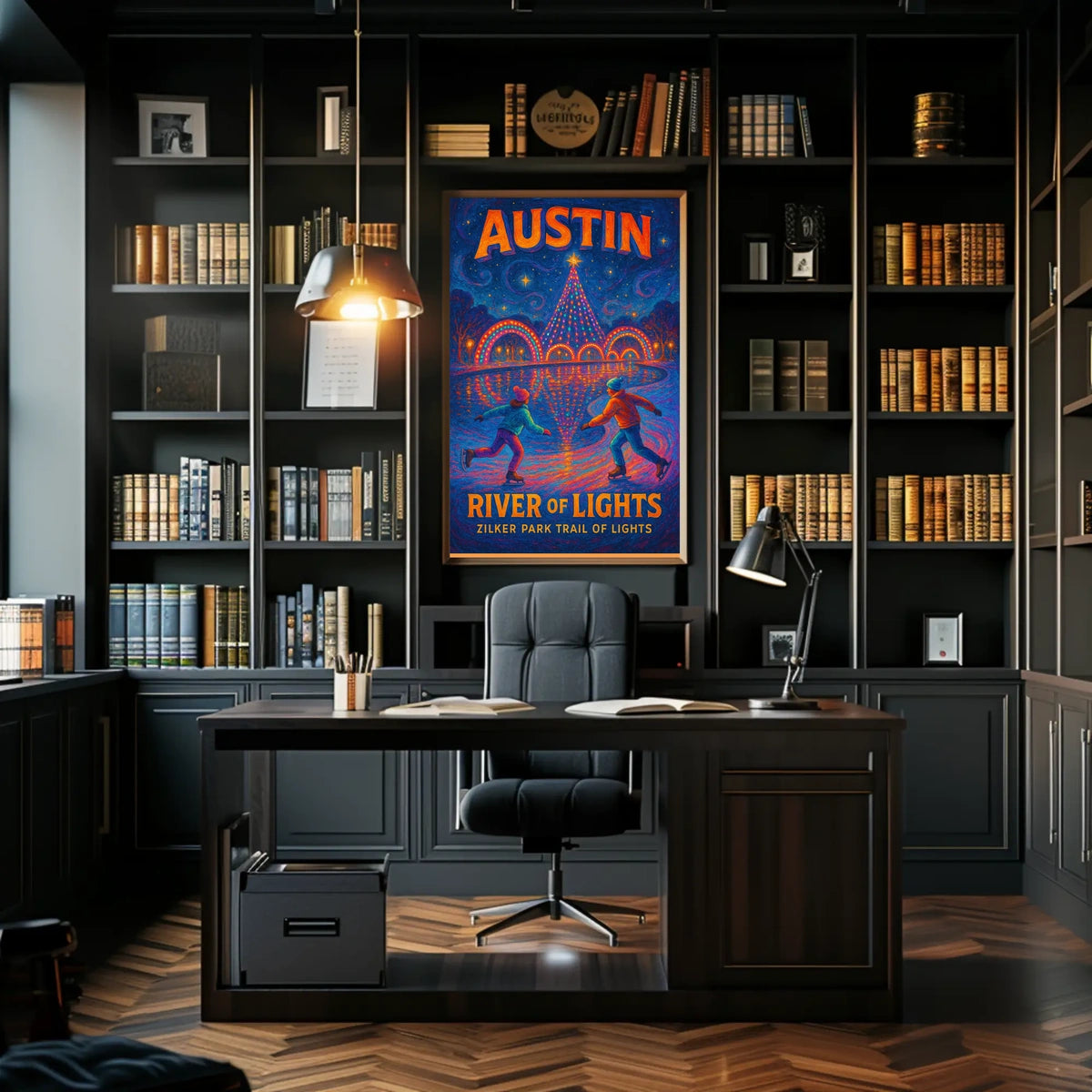 Austin River of Lights Poster