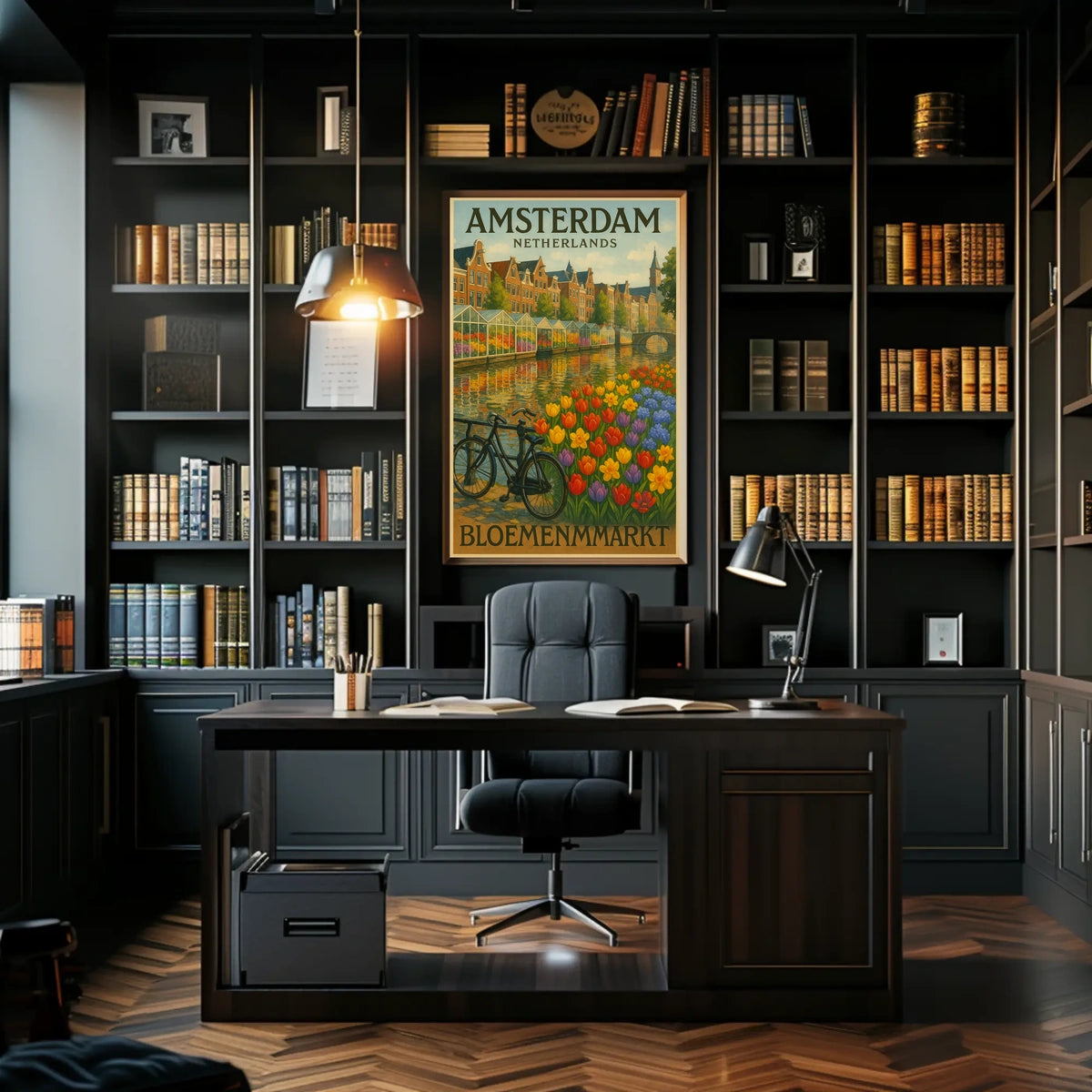 Amsterdam Bloemenmarkt Poster