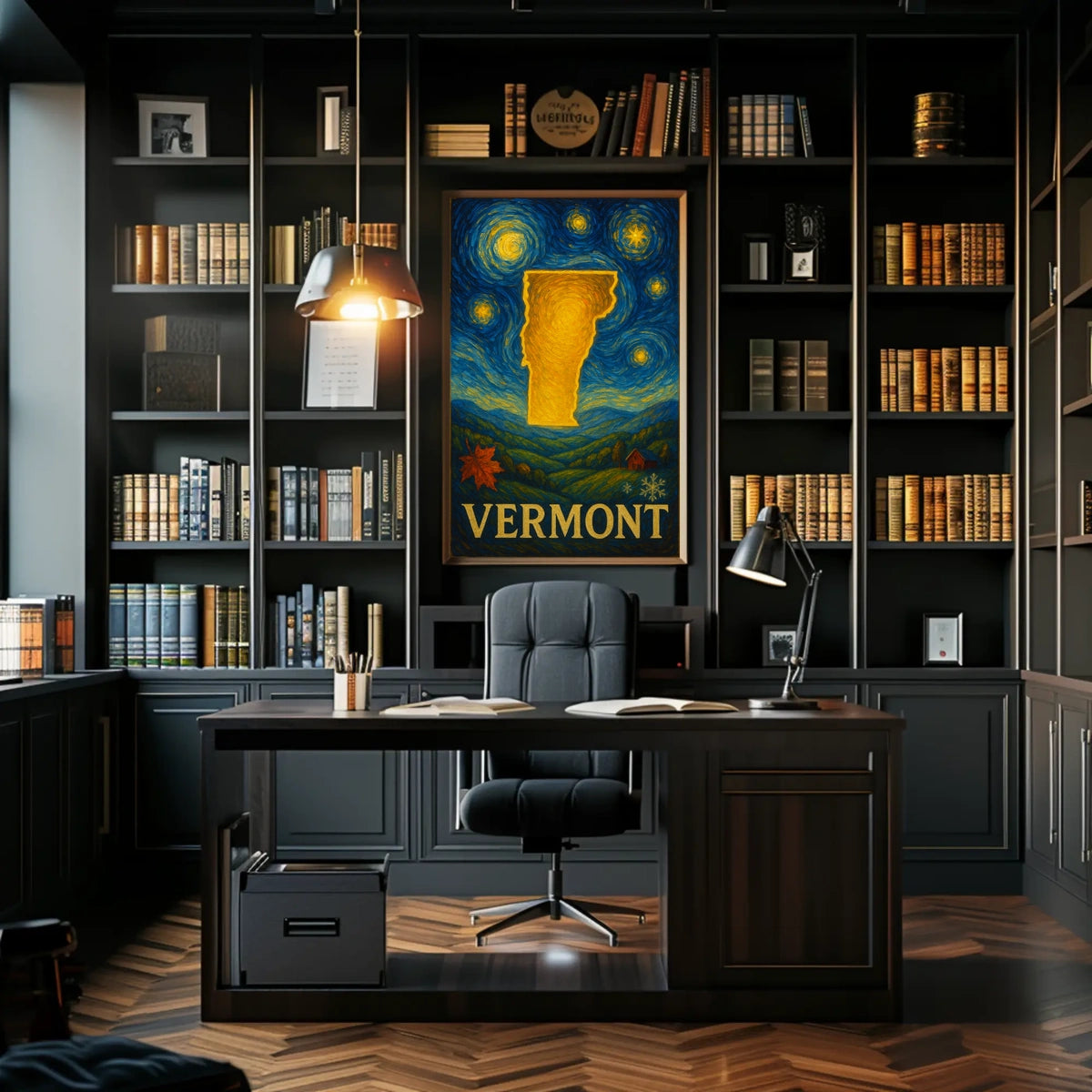 Vermont A Starry Tribute Poster