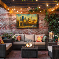 Libya Heritage Modernity Travel Realism Poster