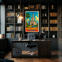Orlando, Florida Enchanted Destination Poster