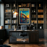 New Jersey Sunset Poster