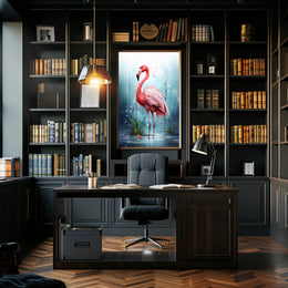 The Majestic Flamingo Poster