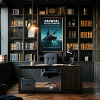 Narwhal Nuclear Submarine Unveiling Poster