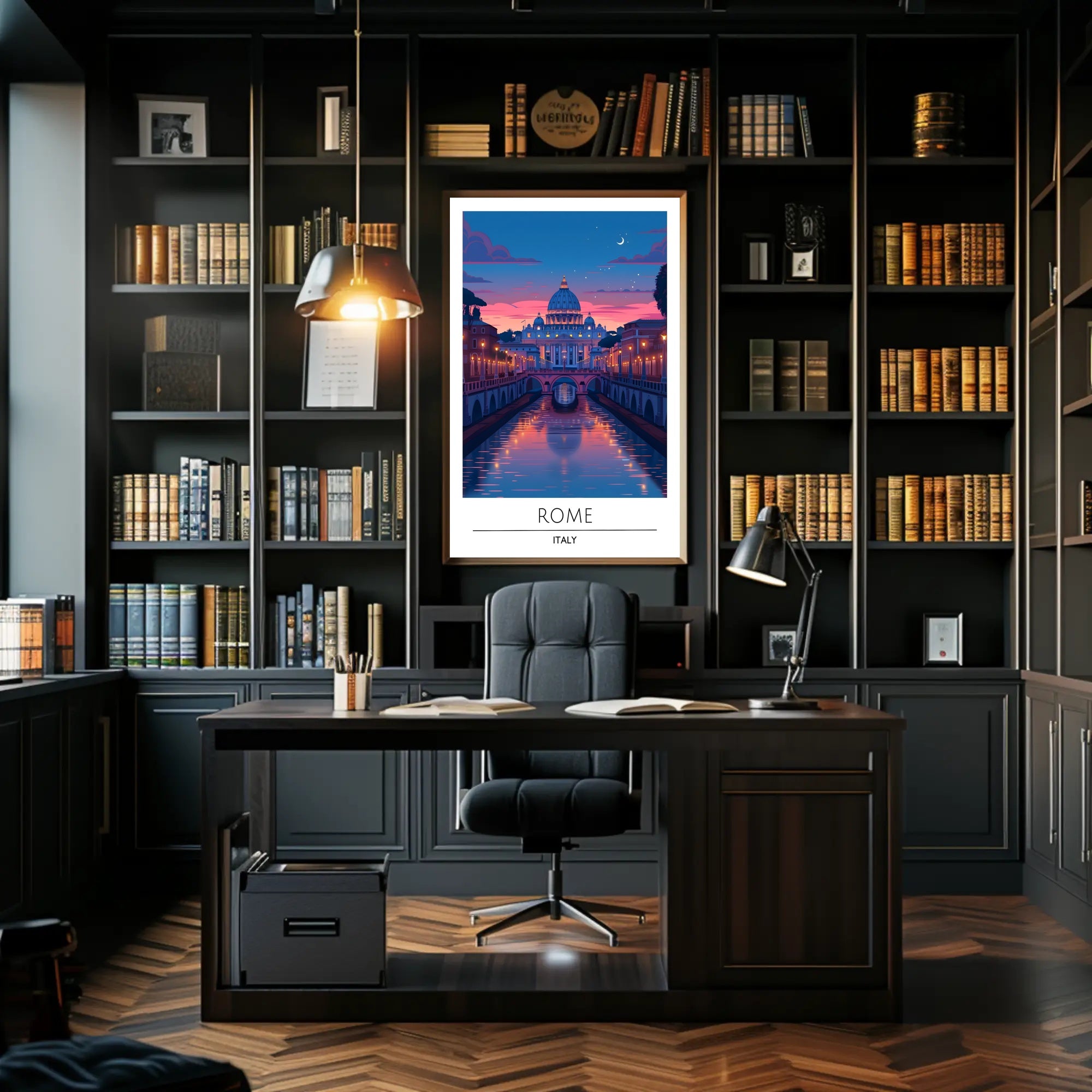 St. Peter's Basilica Evening Glow Travel Poster