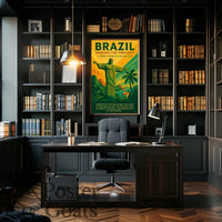 Brazilian Vibrancy and Culture Travel Poster