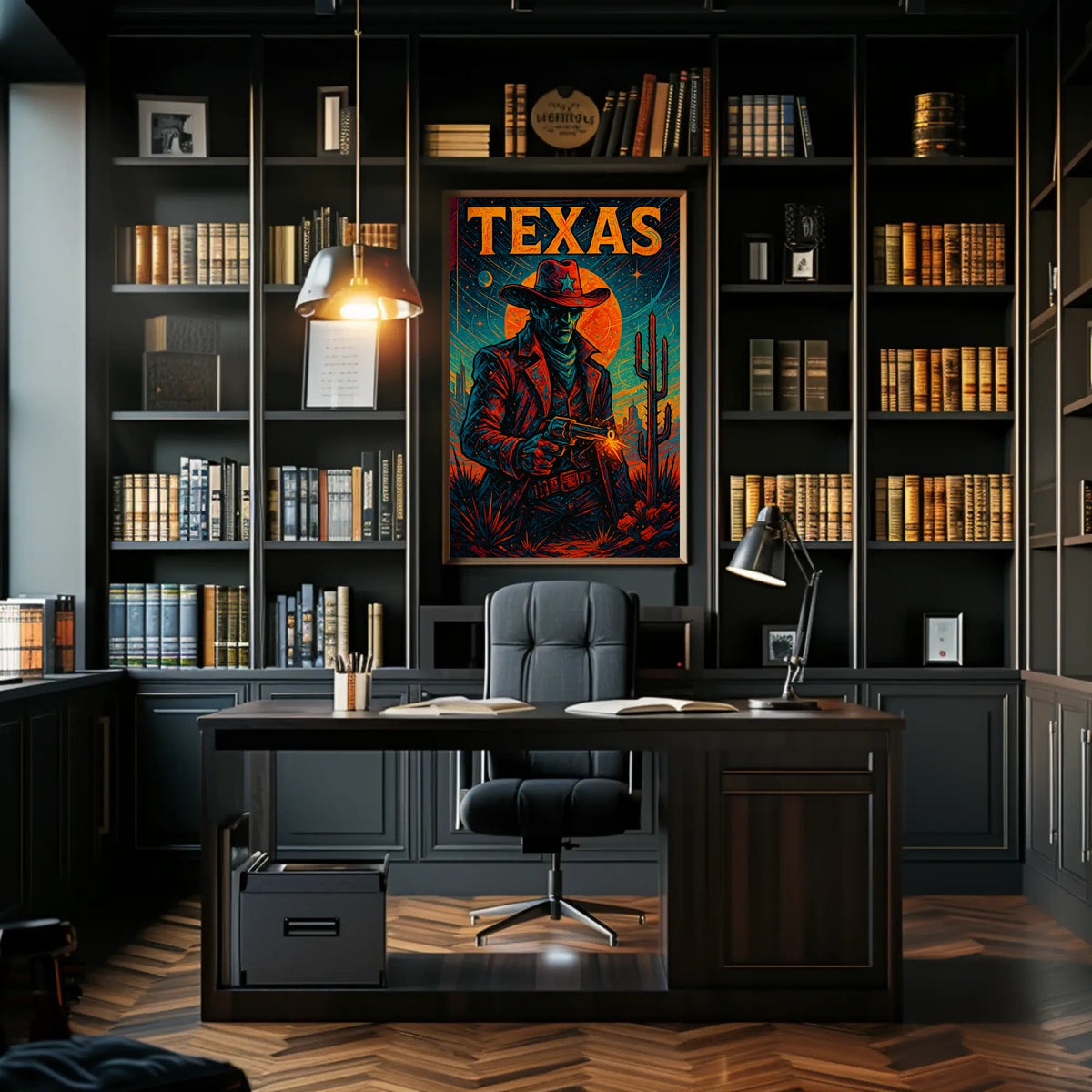 Texas Cowboy Poster