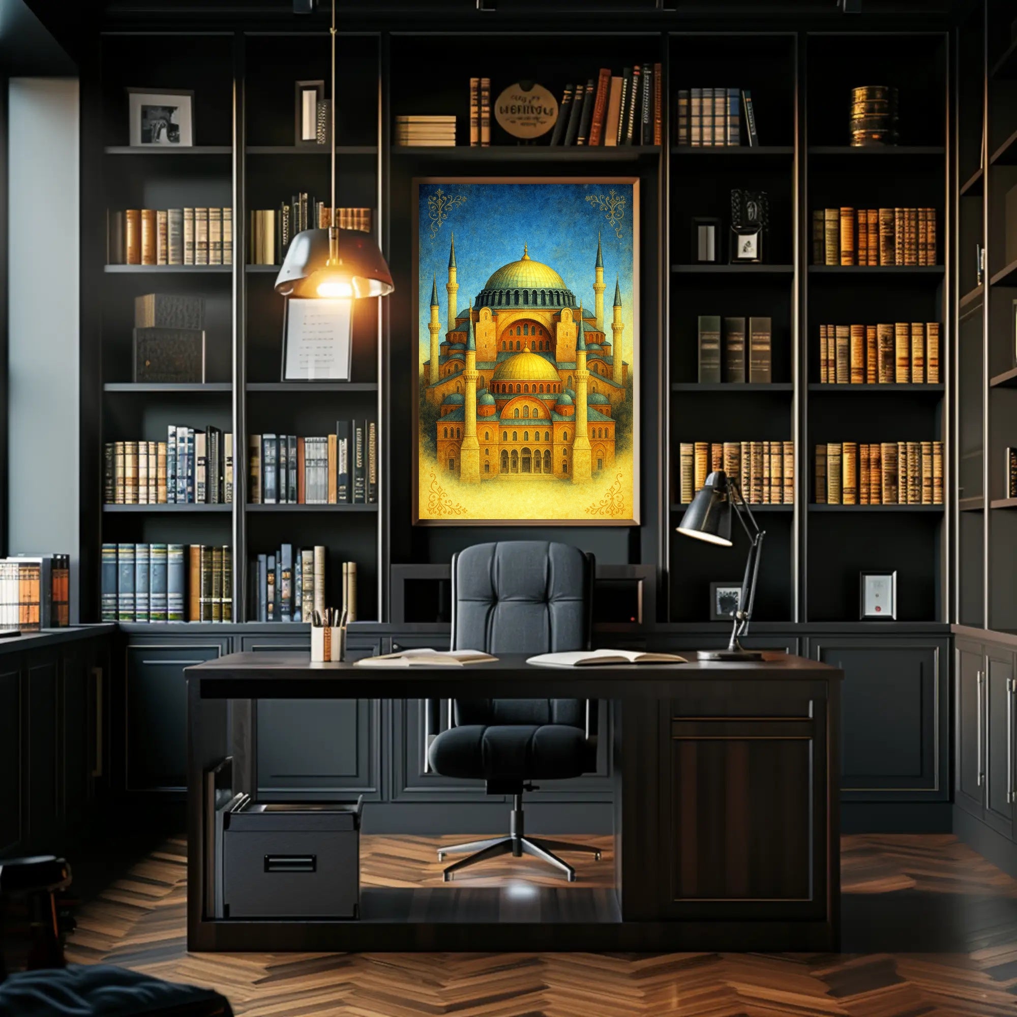Majestic Architecture of Hagia Sophia Poster PosterGoat