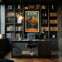 Zion National Park Poster