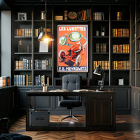 Les Lunettes Racing Goggles Poster