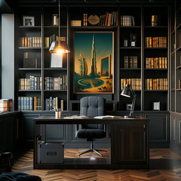 Iconic Landmarks Of Dubai Poster