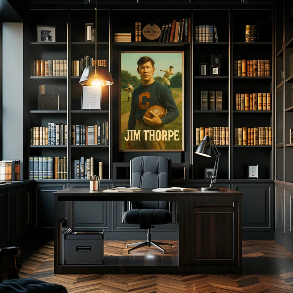 Jim Thorpe Legendary Athlete Poster