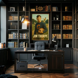 Jim Thorpe Legendary Athlete Poster