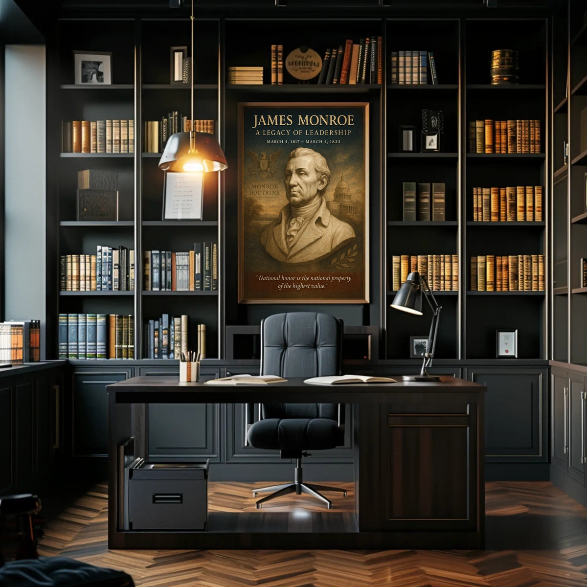 James Monroe A Legacy of Leadership Poster