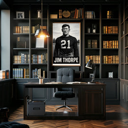 Jim Thorpe Legendary Athlete Poster