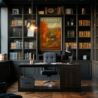 Vermont Scenic Poster Wall Art Nature Landscape Print