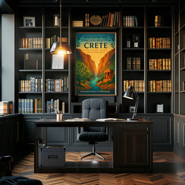 Crete's Ancient Charm Vintage Travel Poster