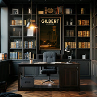 Gilbert Arizona Nighttime Landmark Realism Timeless Poster