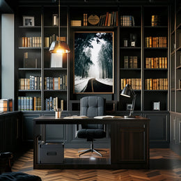 Winter Road Serenity, National Park Poster