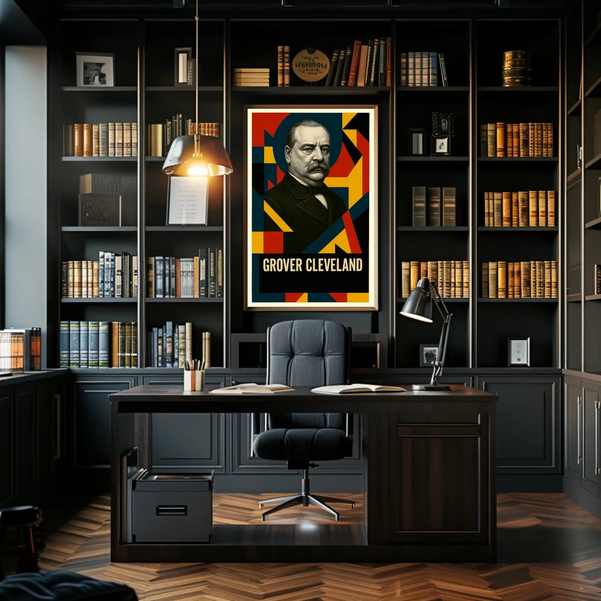 Grover Cleveland 24th President of the United States Abstract Pop Poster