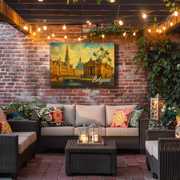 Belgium A Cultural Tapestry Poster