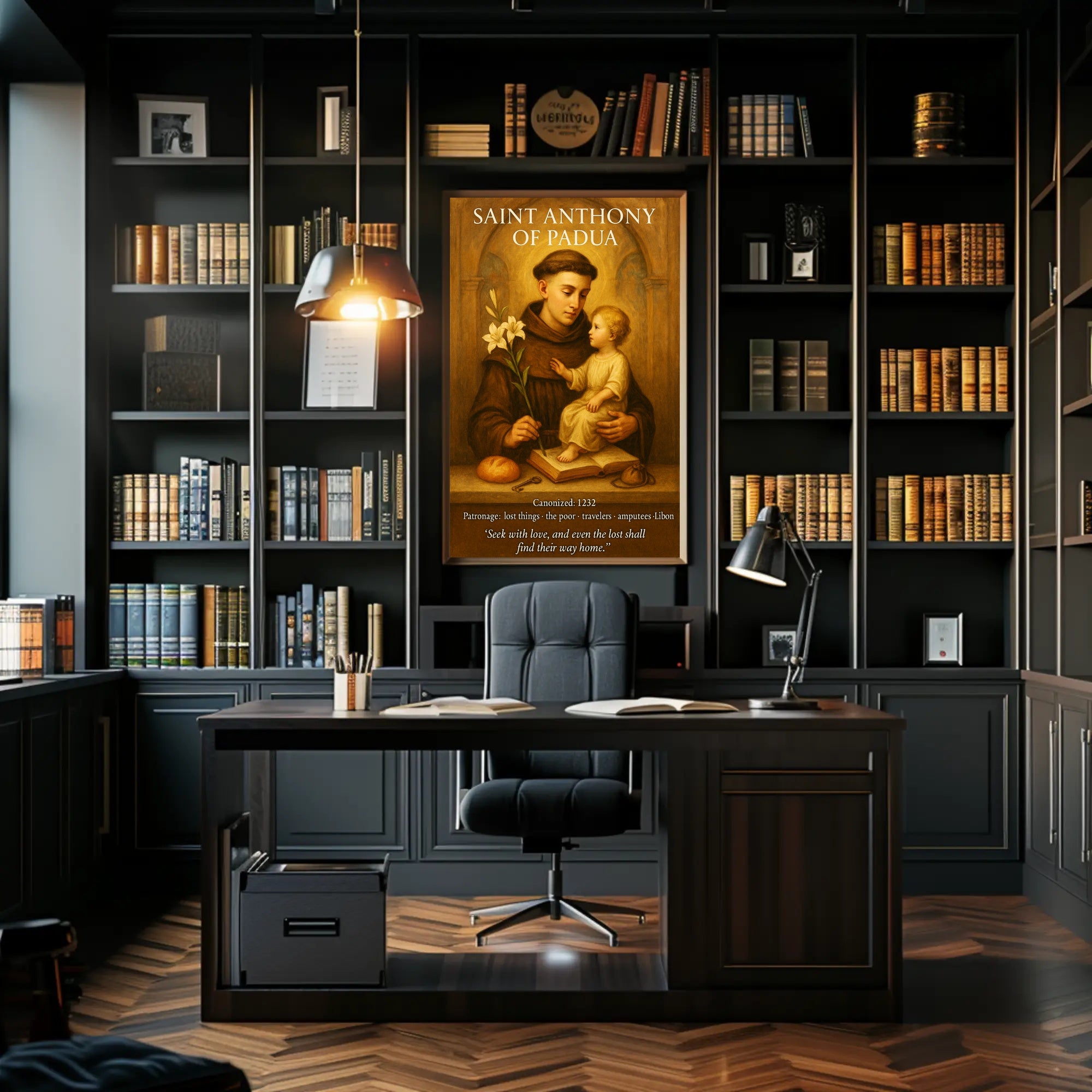 Saint Anthony of Padua Poster PosterGoat