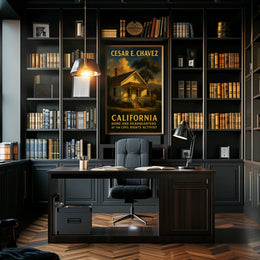 Cesar E. Chavez Civil Rights Activist Poster