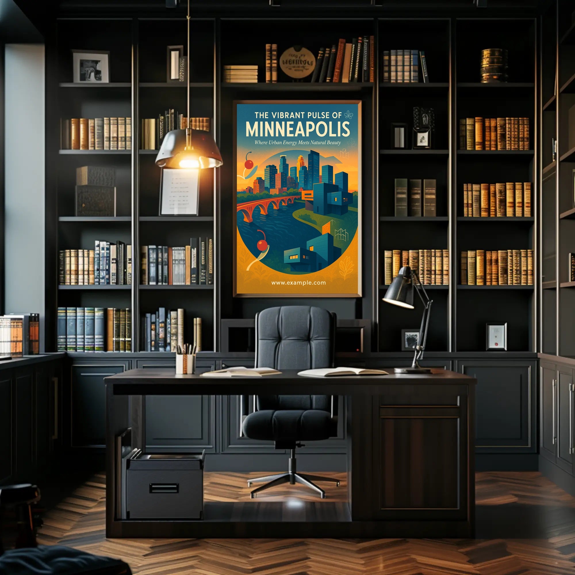 The Vibrant Pulse of Minneapolis Poster PosterGoat