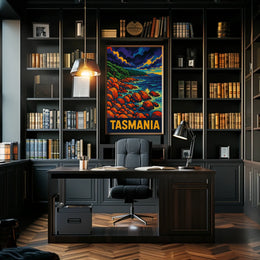 Tasmania Coastal Landscape Poster