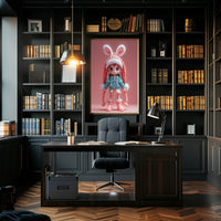 Cozy Winter Cute Character Pop Culture Poster PosterGoat
