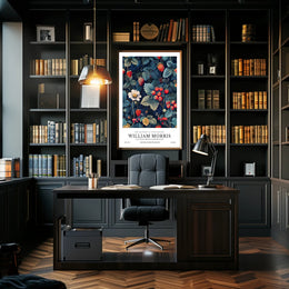 William Morris Cotton Prints Exhibition Poster