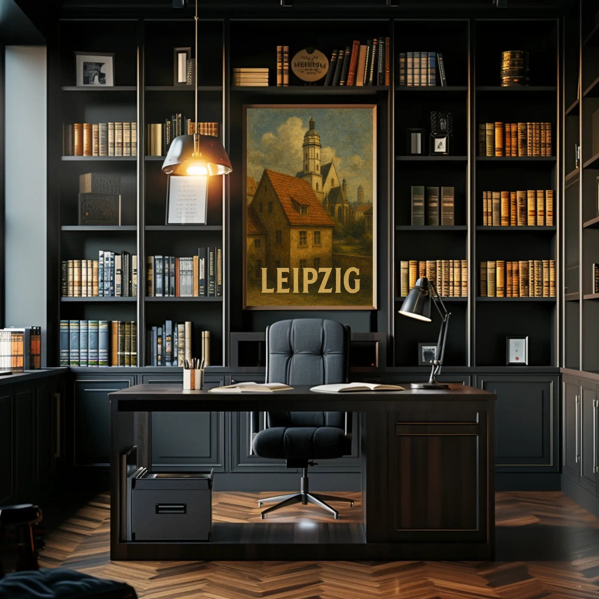 Leipzig Architectural Charm Poster