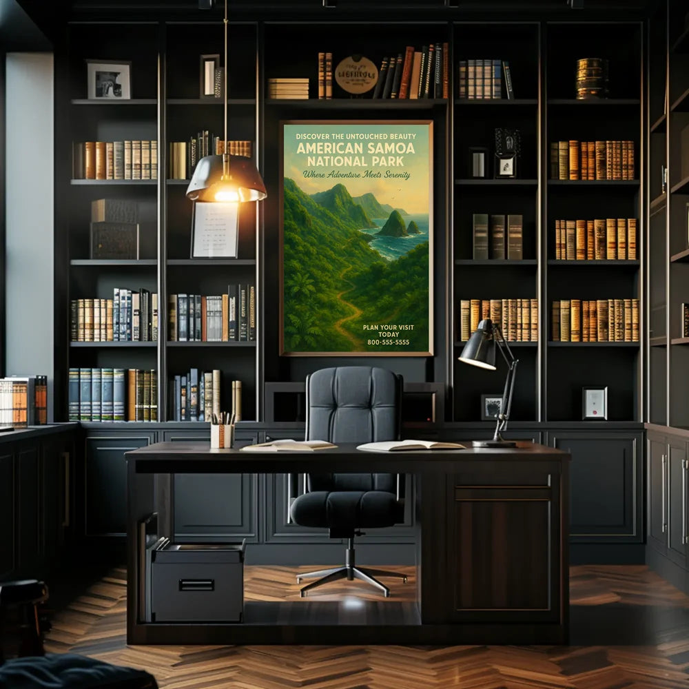Adventure Meets Serenity Travel Destination Poster