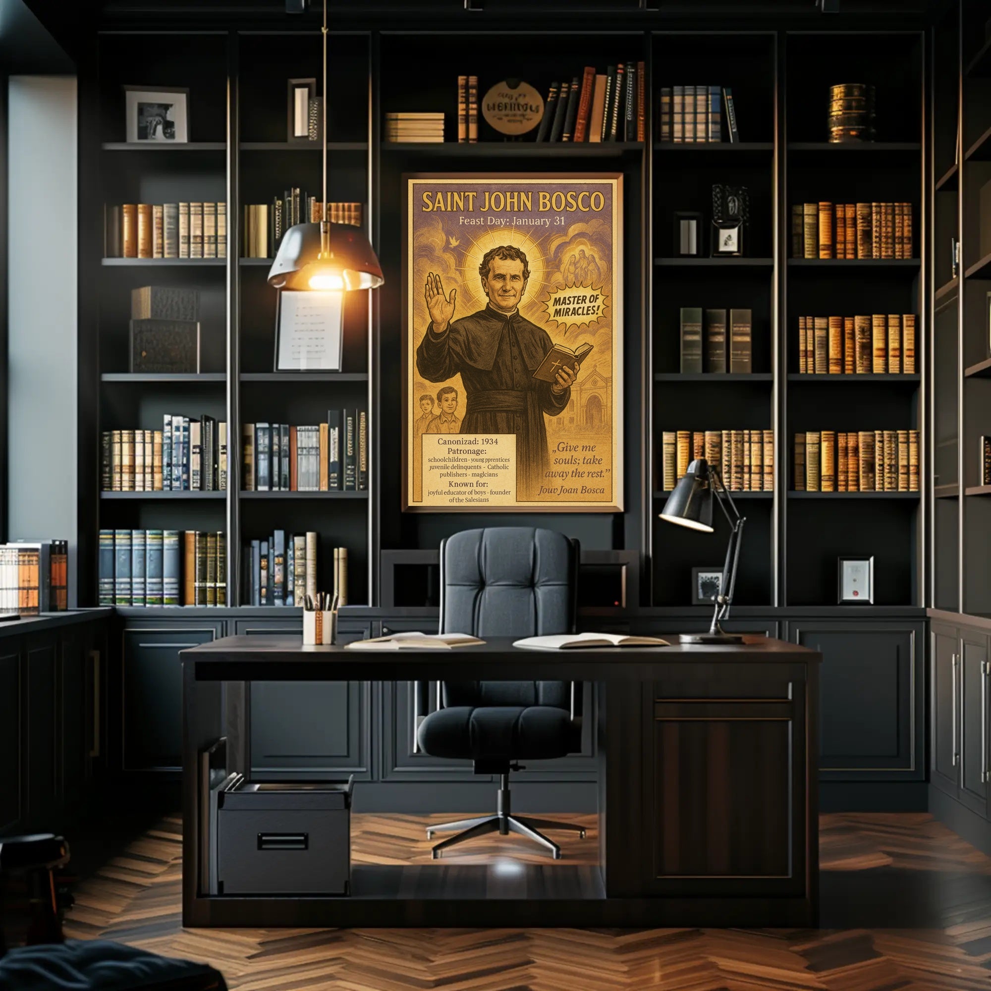 Saint John Bosco Poster PosterGoat