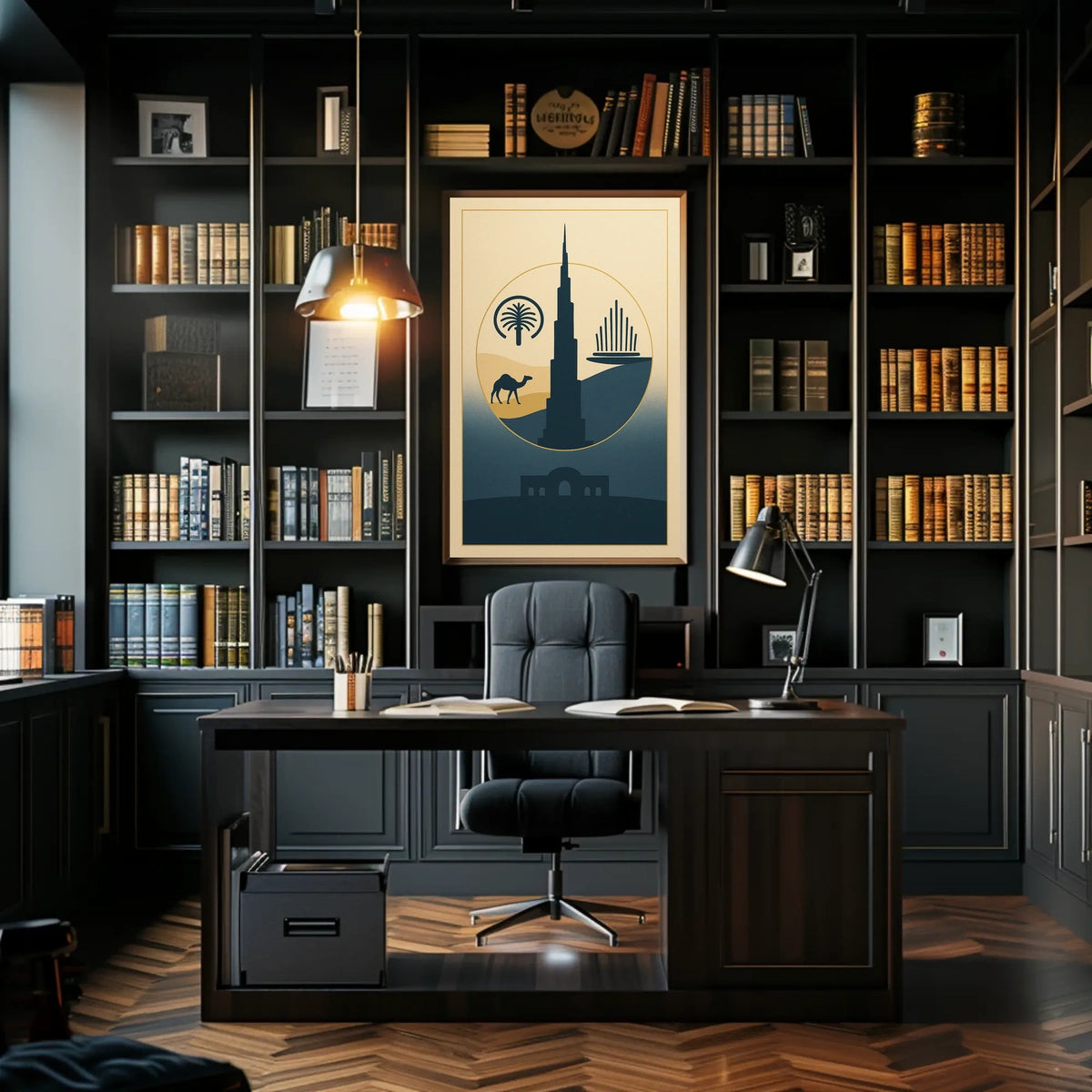 Iconic Dubai Landmarks Poster