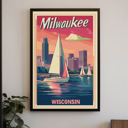 Milwaukee Vintage Poster