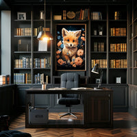 Enchanted Fox in Bloom