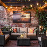 Tranquil Sunset Reflection Poster