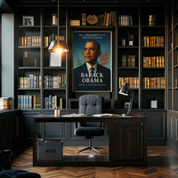 Barack Obama Classic Portrait Historical or Presidential Poster