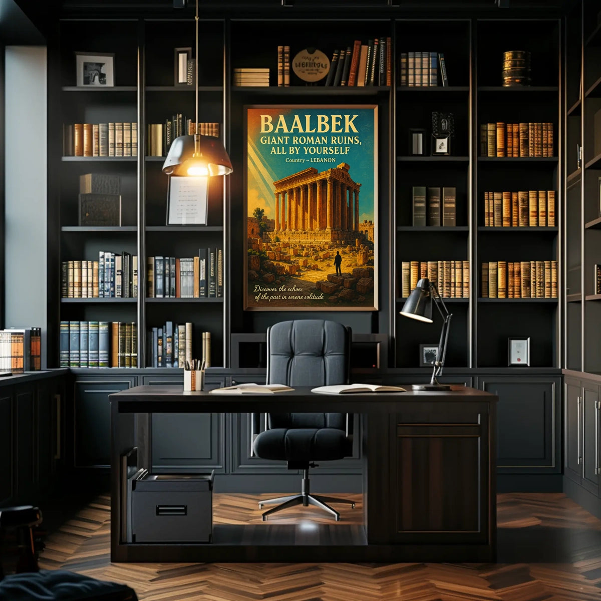 Discover Baalbek Giant Roman Ruins Poster