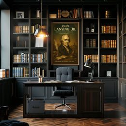 John Lansing Jr. A Luminary of Early American Jurisprudence Poster