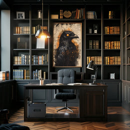 Mystical Raven Art Print Animal Poster
