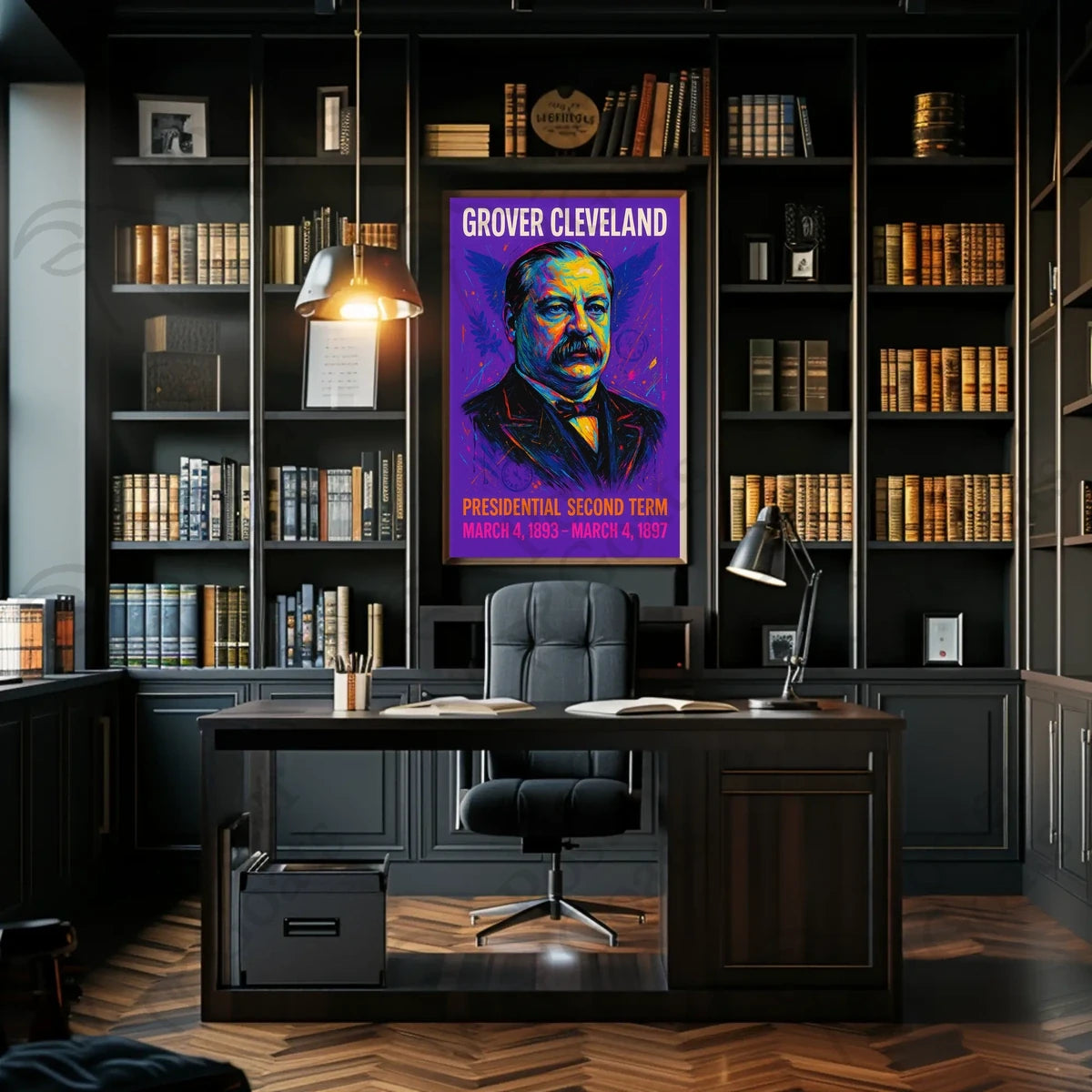 Grover Cleveland Pop Art Historical or Presidential Poster