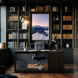 Mountain Serenity At Dusk Poster