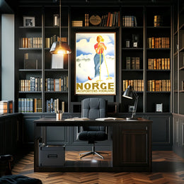 Norge Skisportens Hjemland Poster